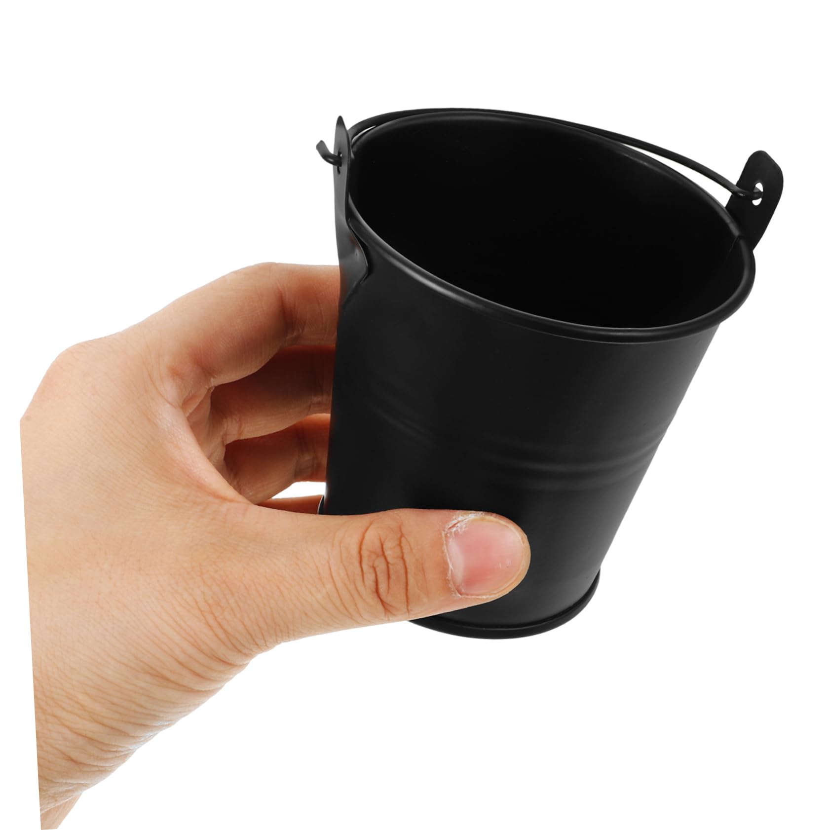 BESPORTBLE 2pcs Outdoor BBQ Grill Grease Drip Bucket Metal Oil Bucket for Barbecue Accessories