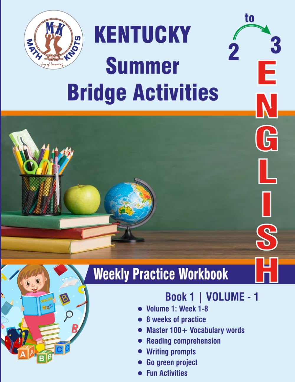 GRADE 2 TO 3 : KENTUCKY Summer English Bridge Activities