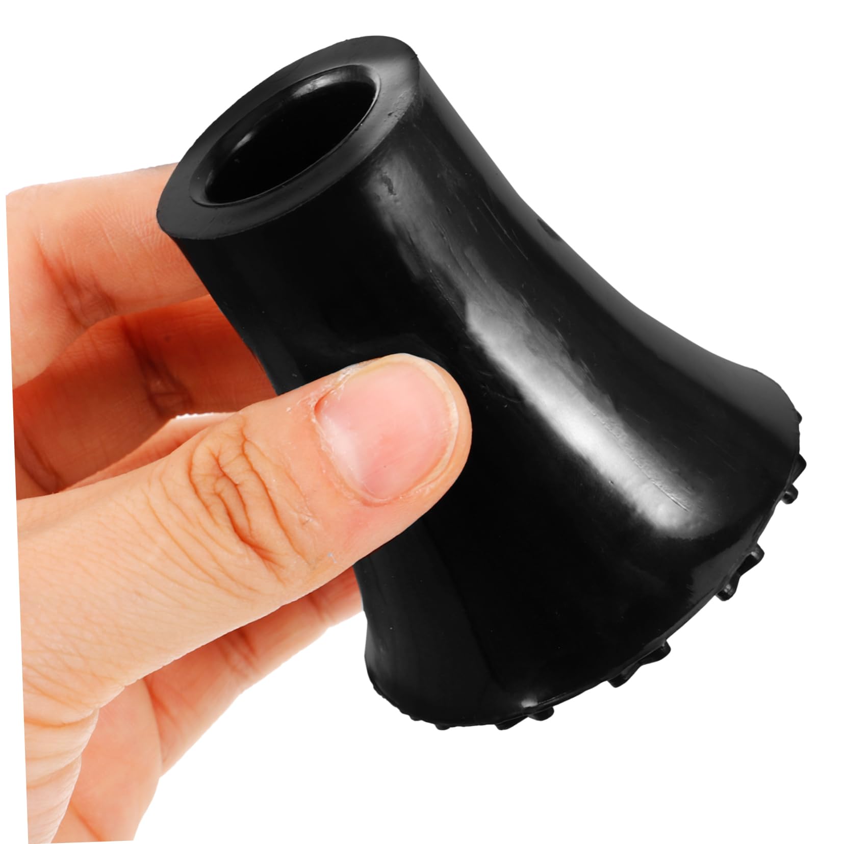 12pièces Embouts De Remplacement Antidérapants Pour Canne Et Crutch Accessoires Pour Randonnée Et Activités Extérieures Couleur Noire
