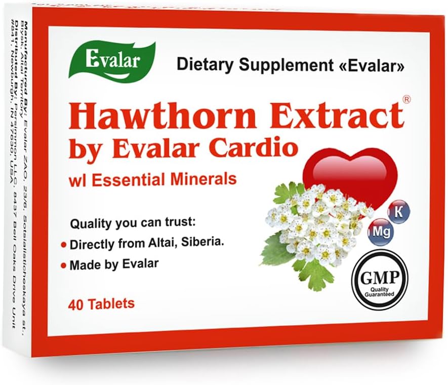 Hawthorn by Evalar Cardio 40 Tabs