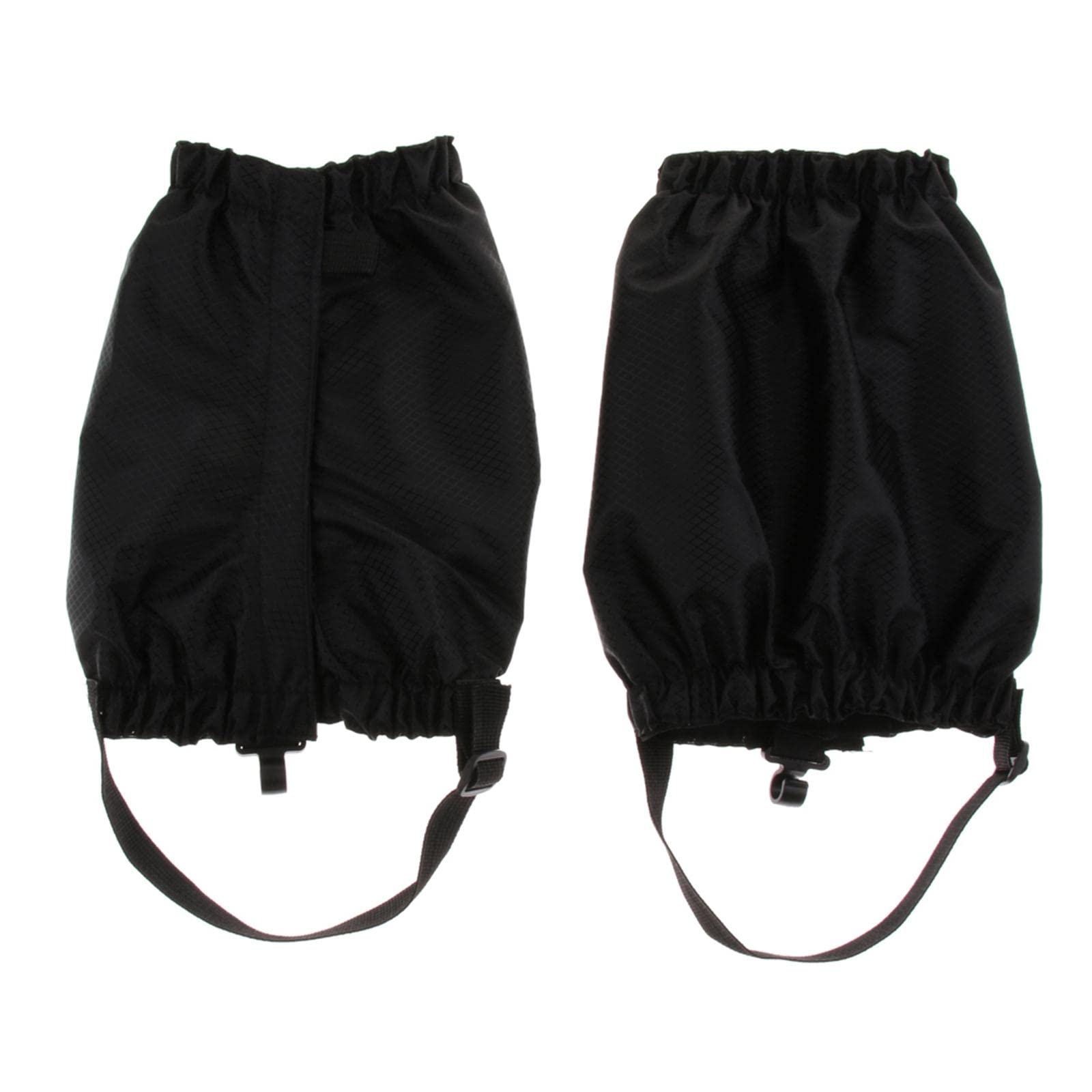 2 Pares Polainas Impermeables para Senderismo Trekking Escalada de Oxford Ajustables con Gancho Protector de Botas Y Pierna para Caminar Montaña