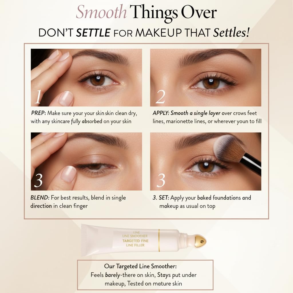 Fine Line Smoother & Blurring Primer for Mature Skin – Makeup Primer for Face, Helps Smooth Skin Texture & Even Tone (1 Piece) — view 3