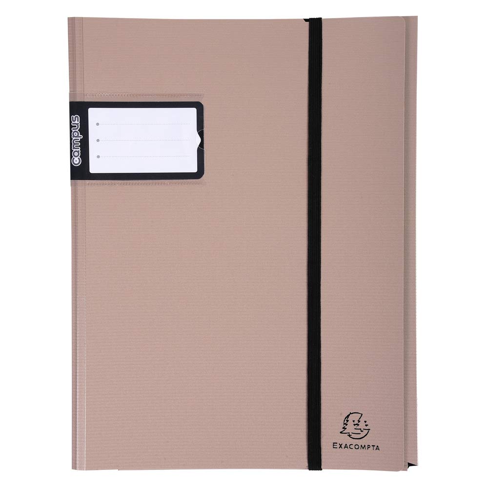 Exacompta 8880E - Lote De 8 Carpetas De 80 Fundas PVC, A4, Multicolor : Exacompta