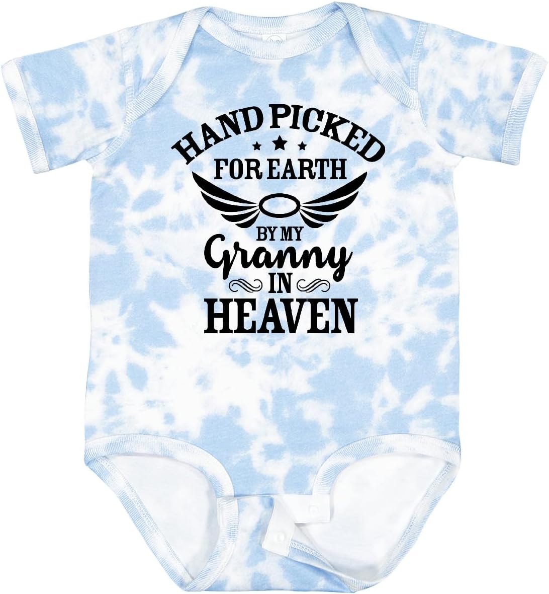 inktastic Handpicked for Earth By My Granny in Heaven with Angel Baby Bodysuit
