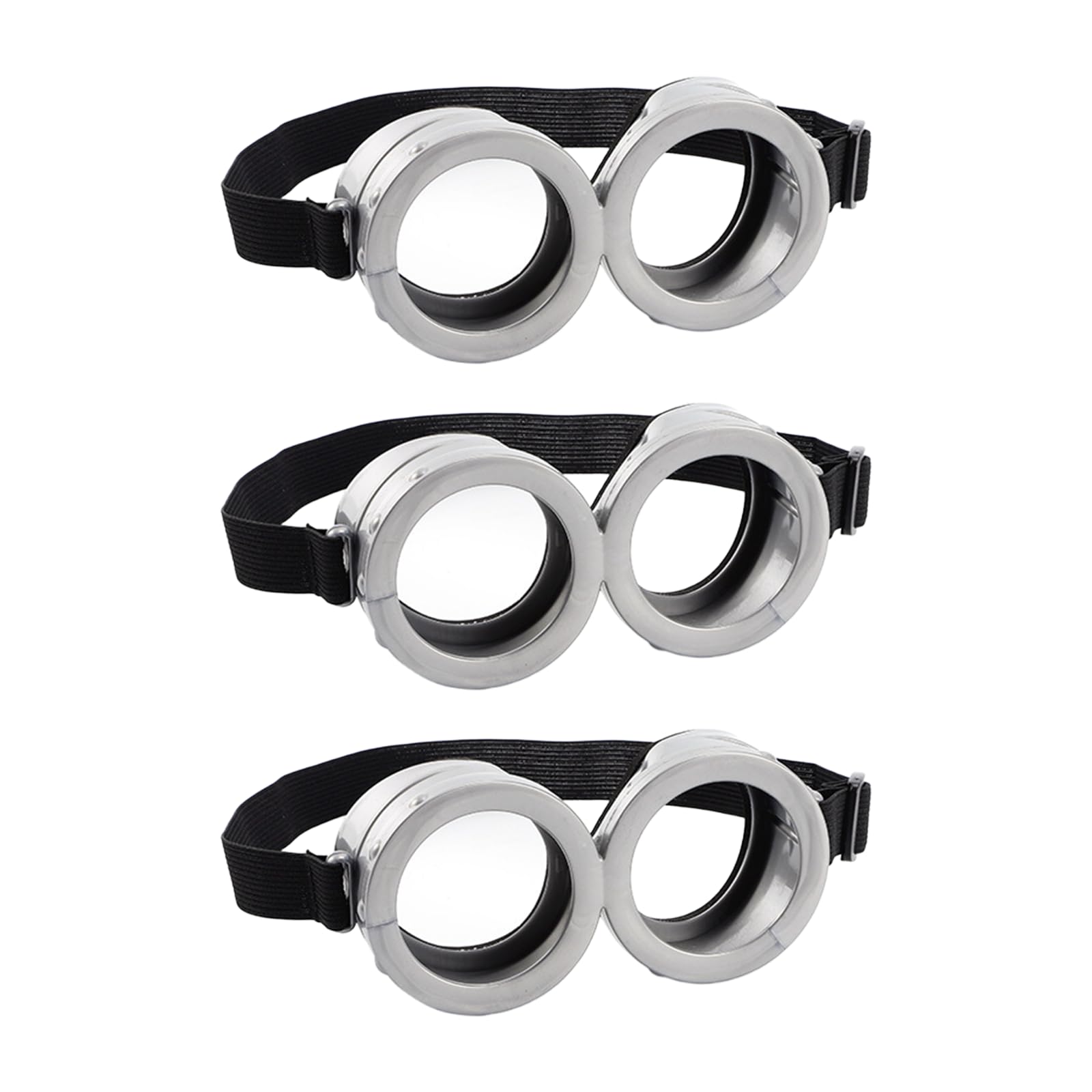 Nereds Big Eyes Goggles Retro Steampunk Goggles Animation Glasses Yellow Costume for Halloween Parties, Book Day Events Christmas Gatherings