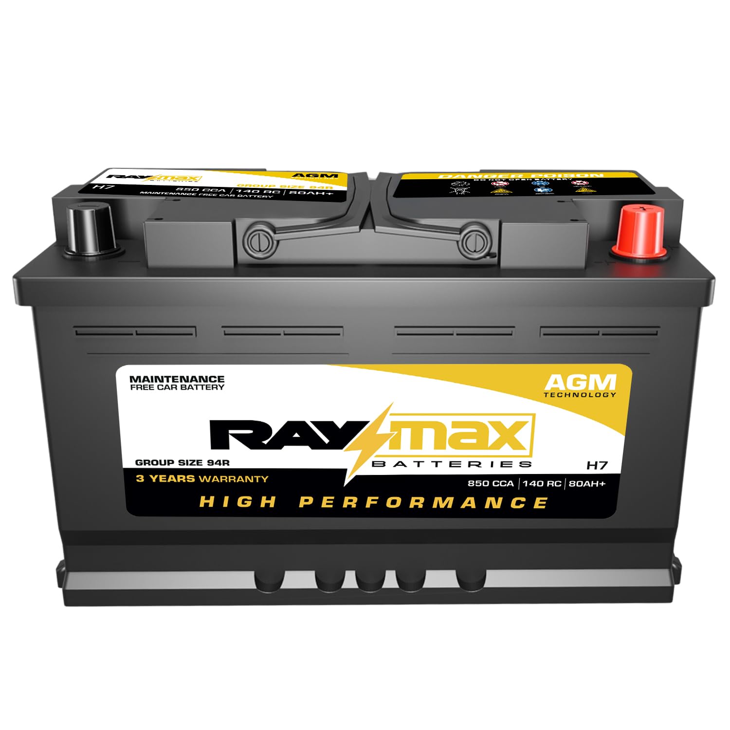 RAYMAX H7 Group 94R AGM battery