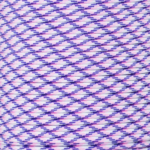PARACORD PLANET 25 Feet Hanks Of Parachute 550 Cord Type Iii 7 Strand Paracord Over 200 Colors Hibiscus