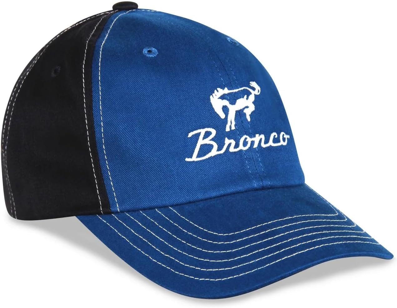 Ford Bronco Official Licensed Logo Embroidered Hat - Adjustable Men's Cap Blue - Image 3