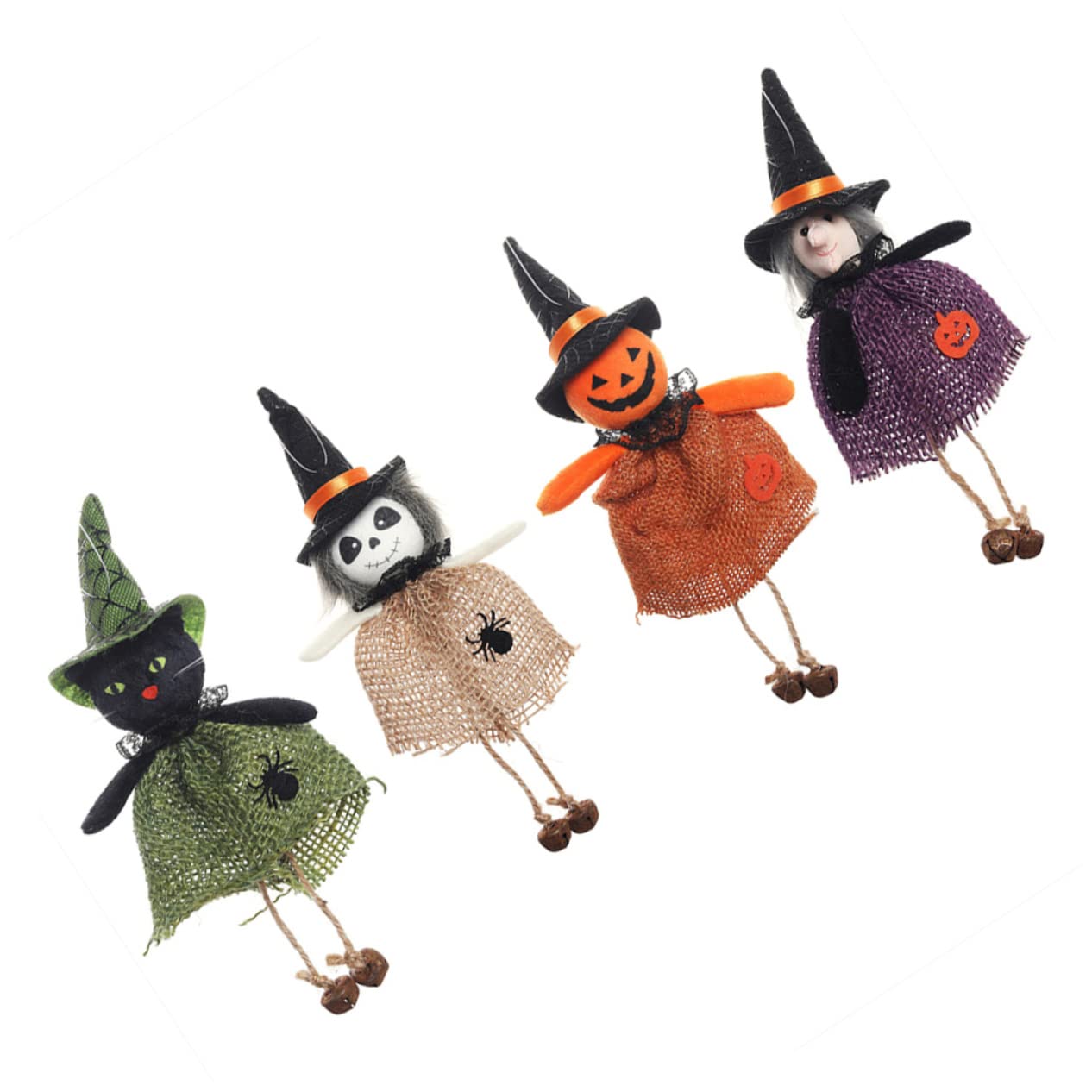 Cabilock 20 Pz impiccagione della strega di halloween it halloween zucche decorazioni per feste di decorazioni per gatti appese ornamento fantasma appeso di