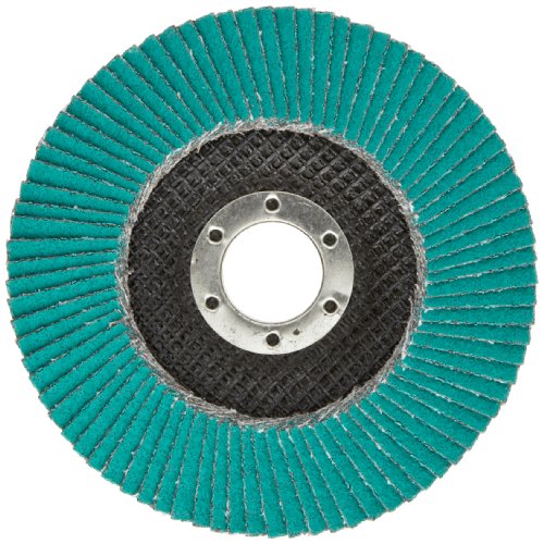 Cubitron II 3M Flap Disc 577F - 60 Grit Aluminum Zirconia - Type 29 Angle Grinder Disc - High Pressure Grinding Disc - 4.5