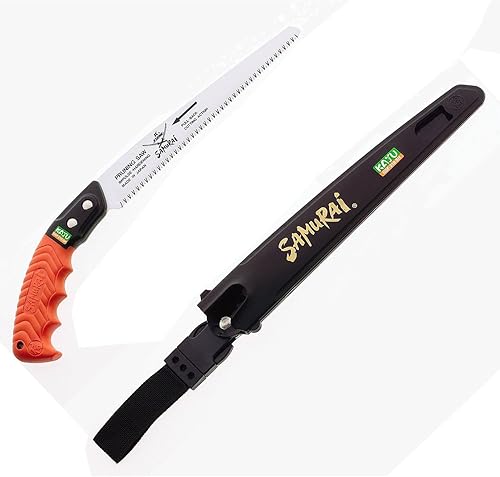 Samurai Sierra KAJU GSF-180-SH 7" (18cm) recta para poda fina + estuche de transporte, paso del diente 0.098 in