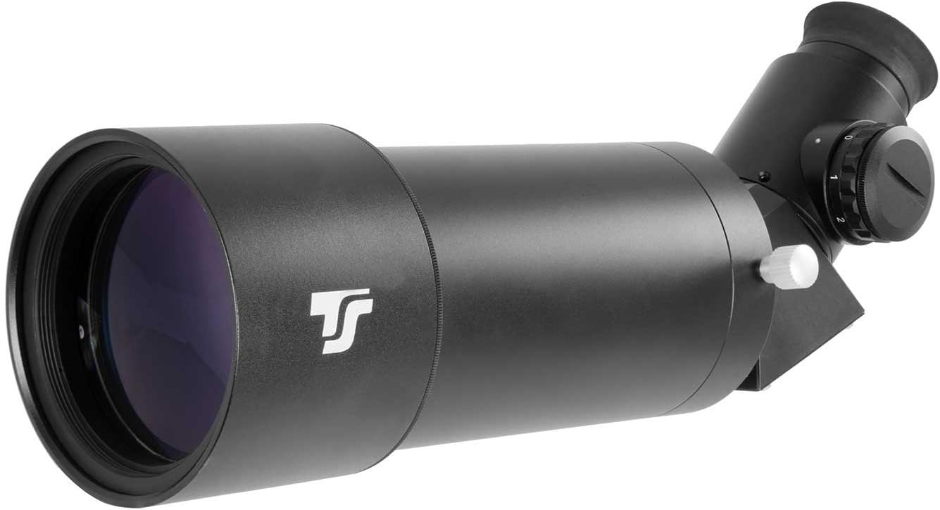 TS-Optics 10x60 Finder Scope + Guide Scope 45° angled with illuminated reticle eyepiece, B1060Vario