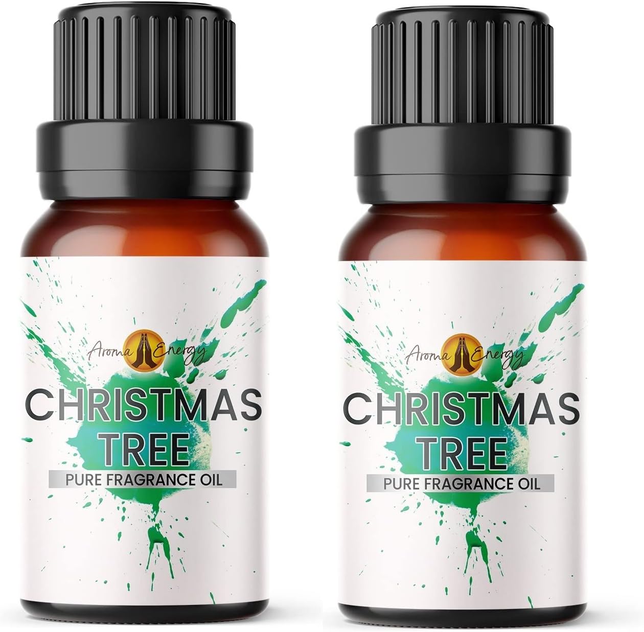 Aroma Energy | Christmas Tree Fragrance Oil 20ml (2 x 10ml) - Highly Scented Oil for Making Candle, Soap, Wax Melt, Diffuser etc