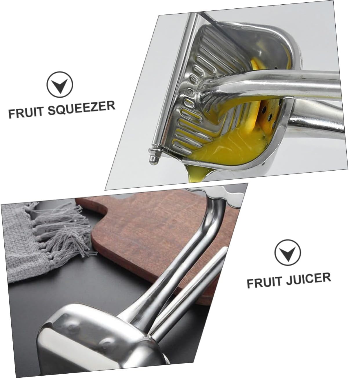 Alipis Juicers Sellers Easy to Clean Cold Press Juicer Machines Handheld Fruit Manual Fruit Squeezer Stainless Steel Material