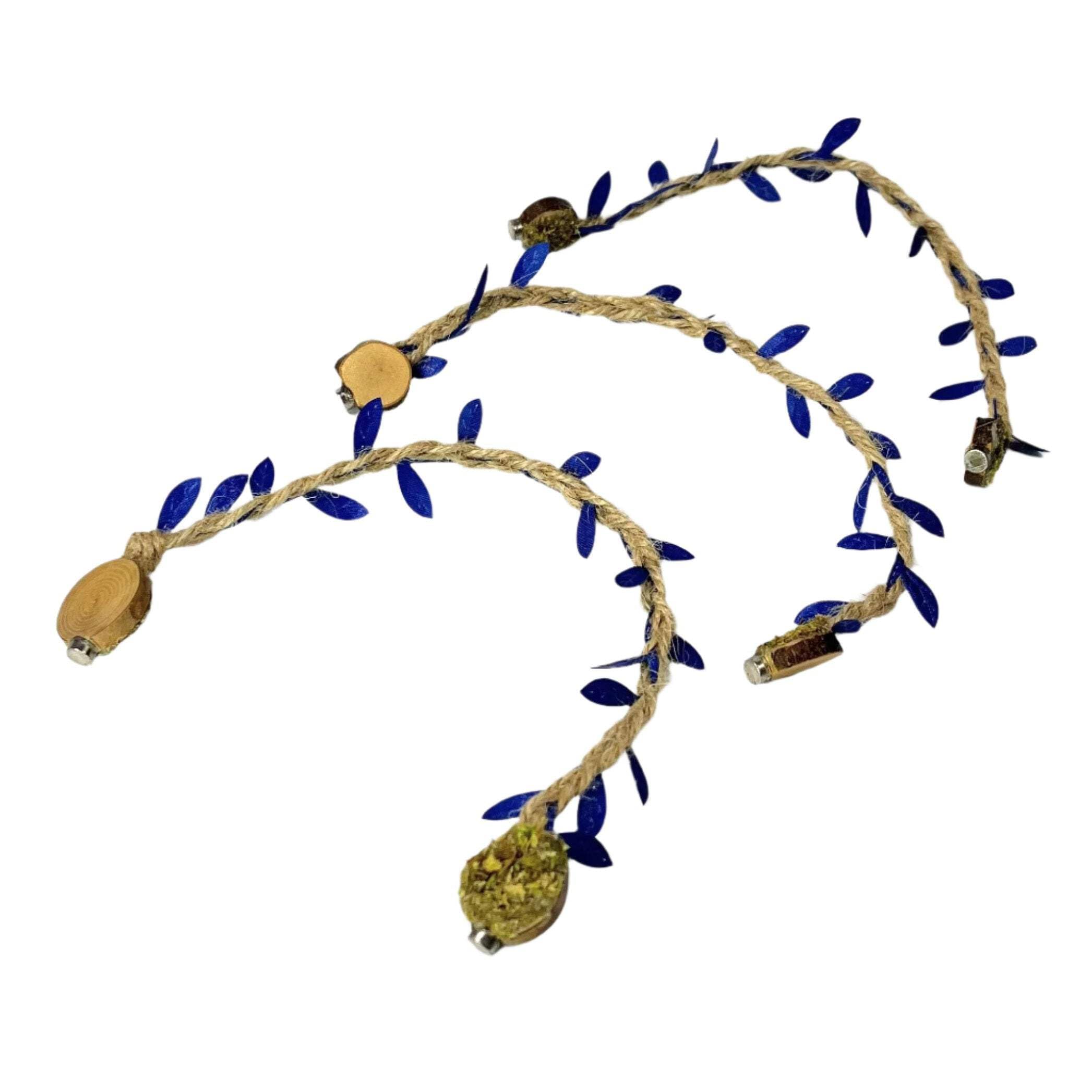 Opus Vita Jumping Spider - Rope bridges with Twine - Spider Enclosure Decor - Professionally made to cleverly attach to your Insect Enclosure Natural Twine/Green Single — view 18