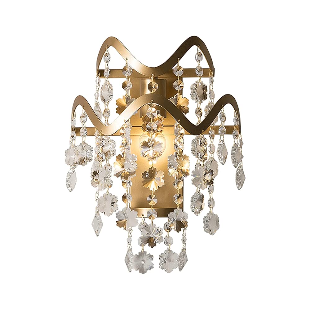 Portalámparas de Lujo Americano E27 de Cristal, Cristal Ciruela de Moda, iluminación de decoración de Sala de Estar, Dormitorio, Pasillo, cafetería y Montaje en Pared