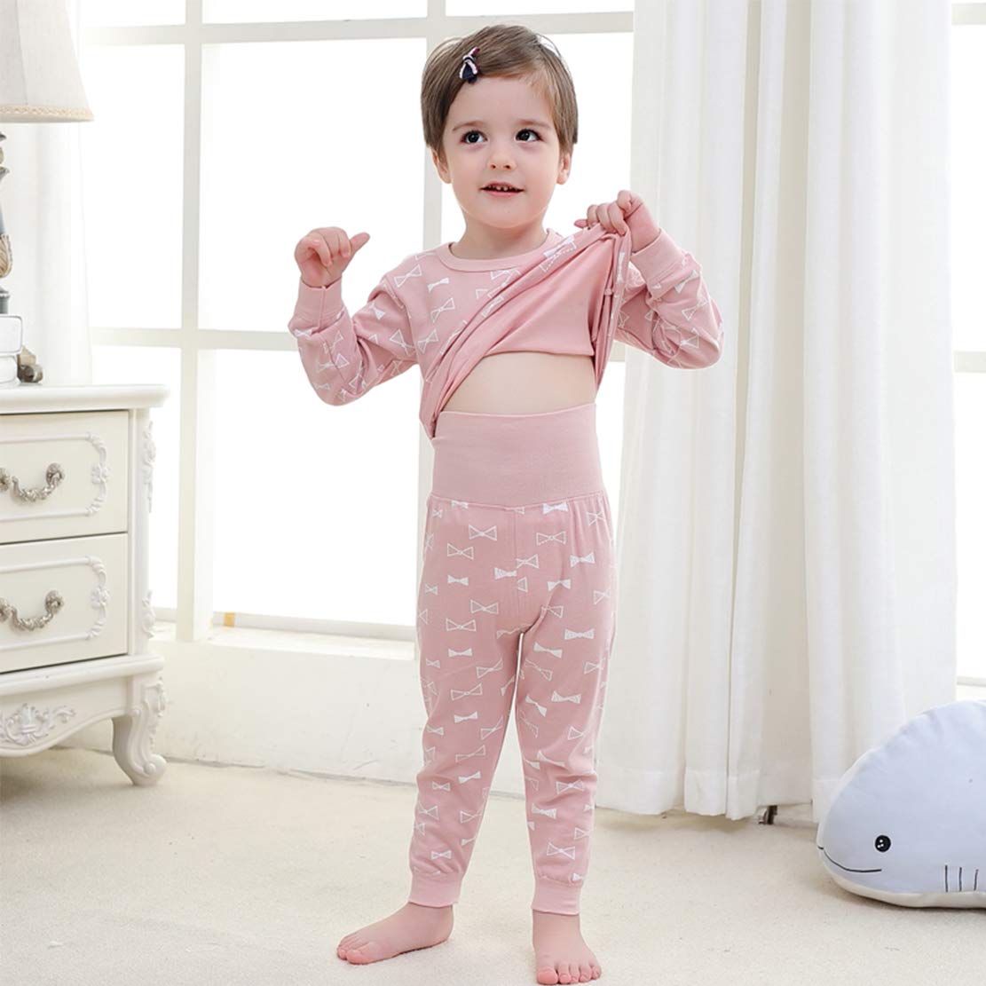 100% Coton Baby Boys Girls Ensemble Pyjama Manche Longue Vêtements de Nuit (6M-5 Ans) (Tag65 (3-4 Ans), Motif 8)