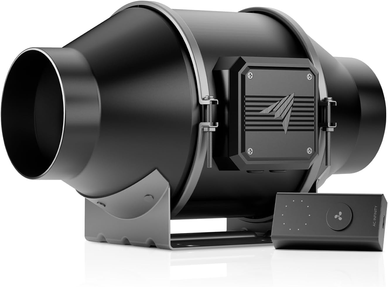 CLOUDLINE S4, 4” Inline Duct Fan, Quiet & Energy Efficient, 205 CFM, 28 dBA, 24W, 11.9” x 6.9” x 9cm, Compatible with Grow Tents, AV Racks, Desktops & Laptops