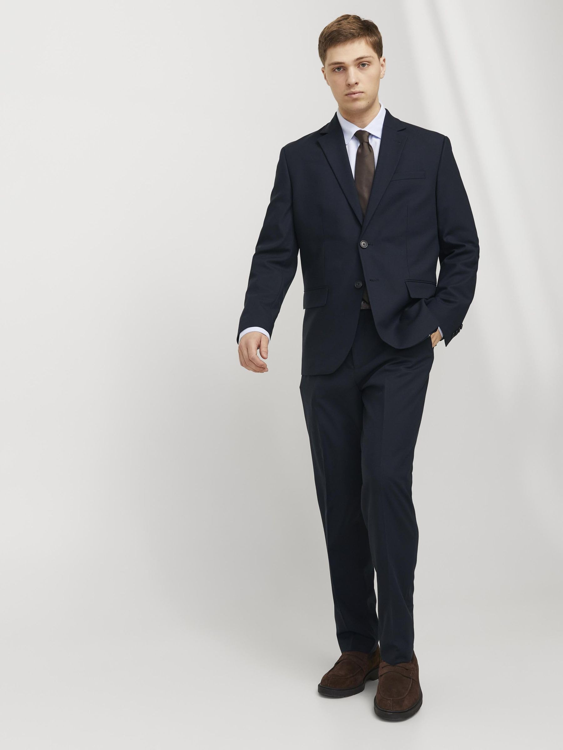 JACK&JONES JPRTHEO Trouser Noos, Blu Scuro/vestibilità: vestibilità Regolare, W56