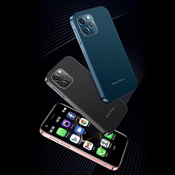 Super Mini SOYES XS12 4G LET Smartphone, 4GB RAM 32GB ROM, Dual Card Dual Standby, Ideal for Backpackers and Outdoor Enthusiasts (Pink)