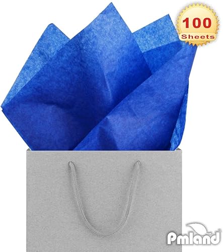 Miniatura 57 de PMLAND - Papel de regalo de calidad superior, 15 x 20 pulgadas, 100 hojas Azul Aqua