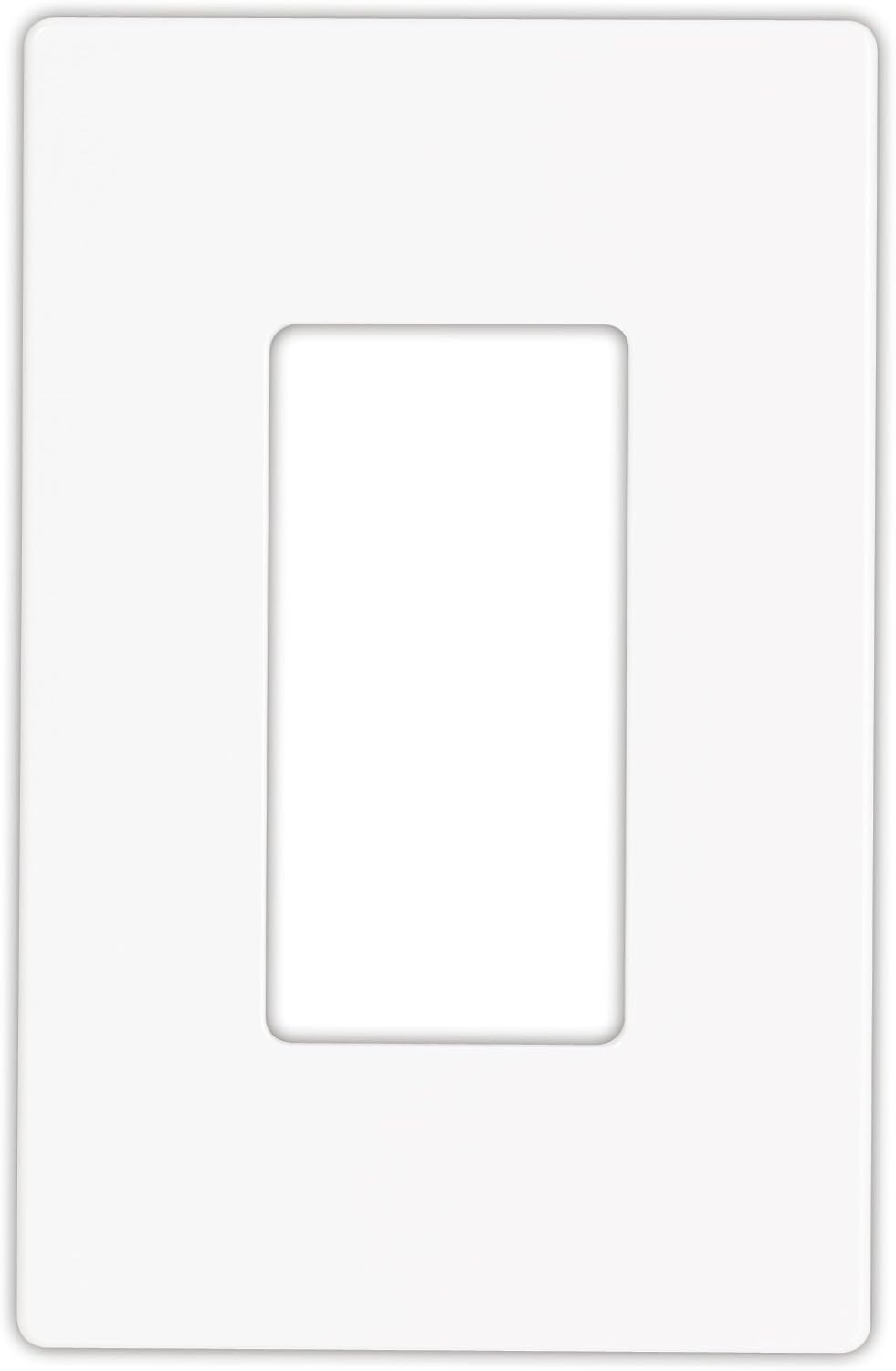 Cooper Wiring Devices 9521WS Aspire Screwless Wallplate, 1Gang, White