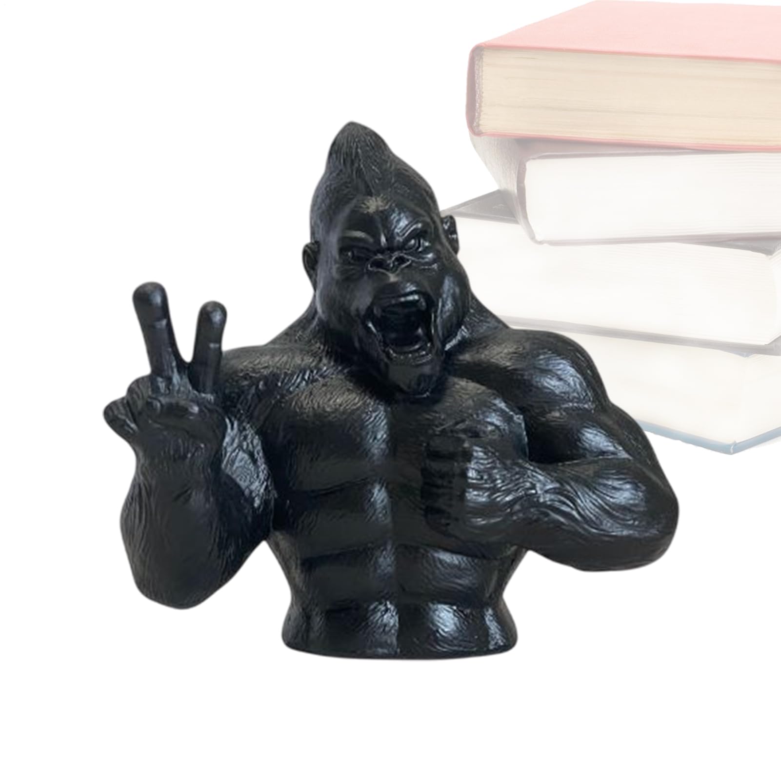 Statue d'orang-outan en résine decoration de bureau pour chambre