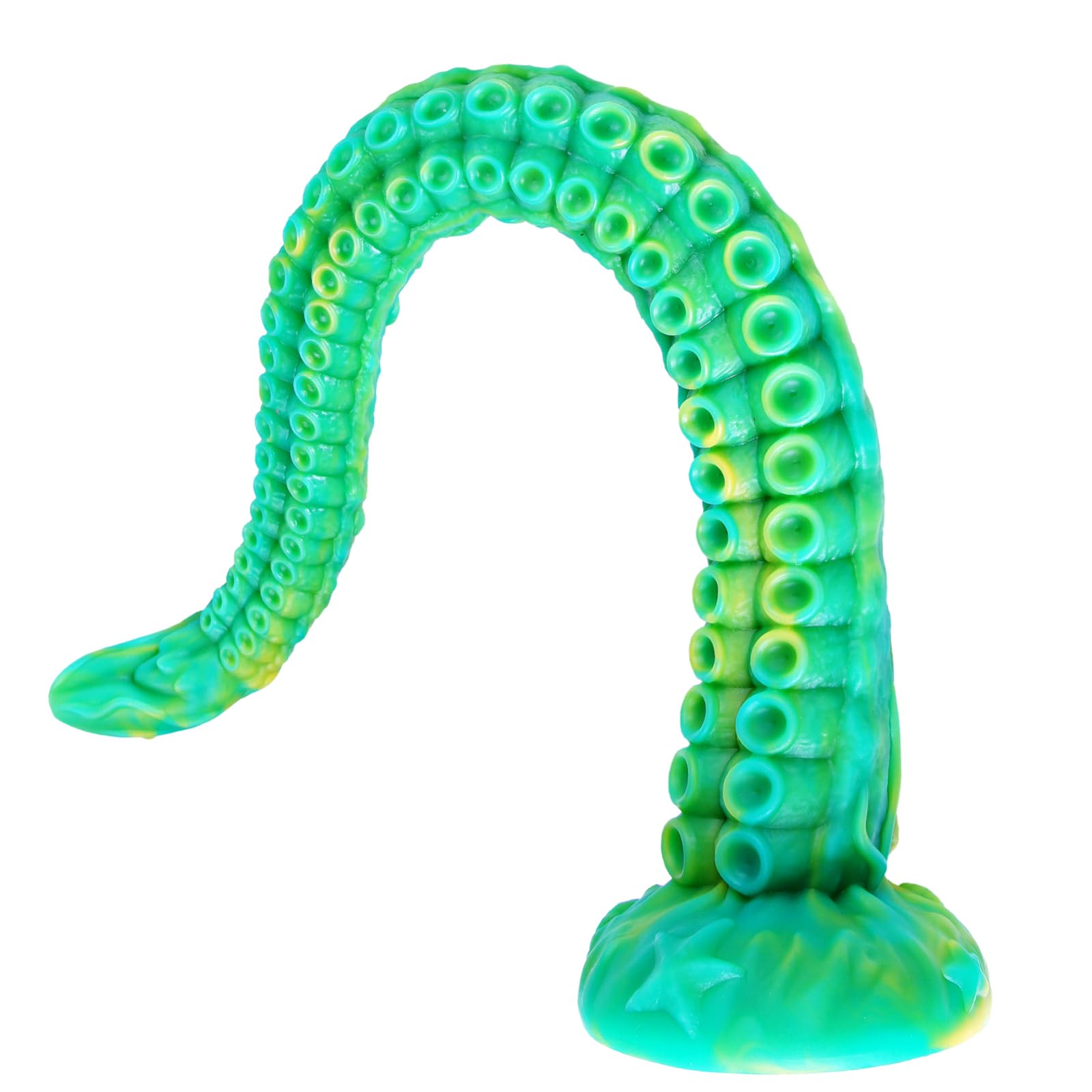 46,5 cm langer Analplug, langer Dildo, Anal-Spielzeug, riesiger realistischer Silikon-Monster-Tentakel-Dildo mit starkem Saugnapf, großer weicher Dildo, Prostata-Massagegerät für Erwachsenenspiele
