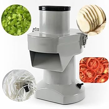 Amazon | 電動野菜ダイサー/スライサー/おろし器 3 in 1 電動