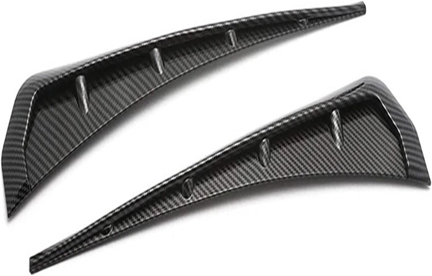 Car Side Wing Wecoration Stickers, Car Side Vent D Car Side Vents Air Flow Molding Kit Sticker Fit for Honda Fit for Civic 10th Gen Accessories 2016 2017 2018 2019 2020 2021(Carbon Style)