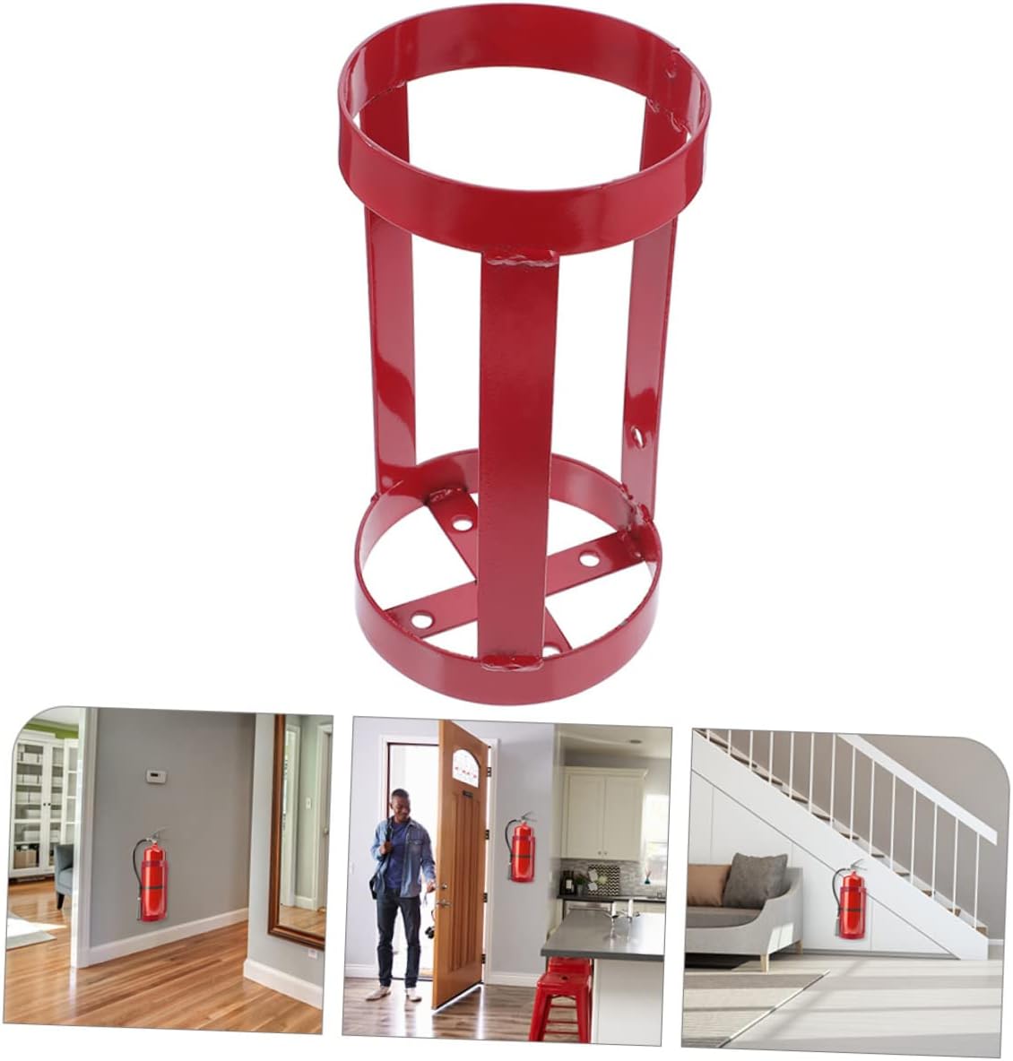 Fire Extinguisher Quick Release Bracket Sturdy Wall Rack for 4kg Extinguishers Universal Fit