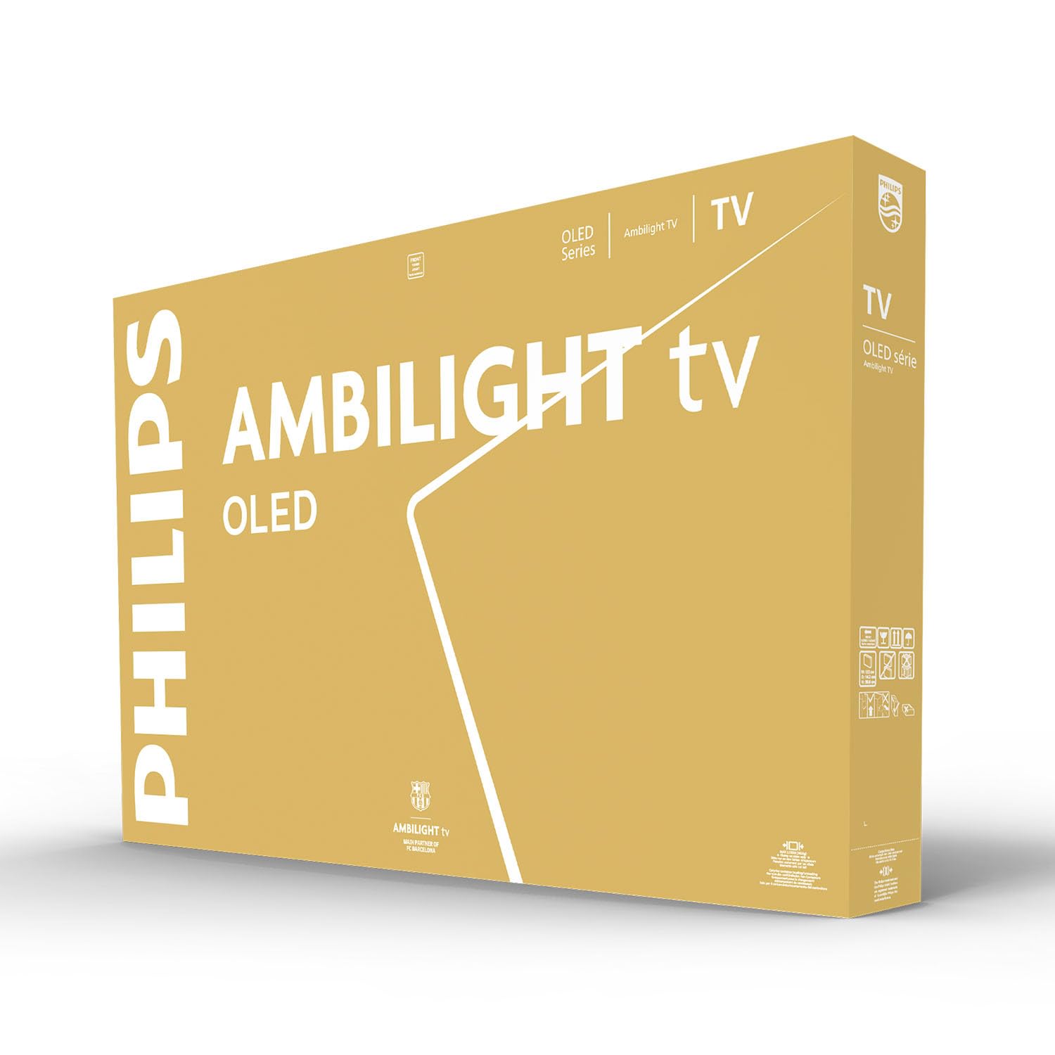 Philips Ambilight 65OLED770 4K OLED Smart TV - Pantalla de 65 Pulgadas con P5 AI Picture, Google TV, Dolby Vision y Sonido Dolby Atmos - Funciona con Alexa y Asistente de Google