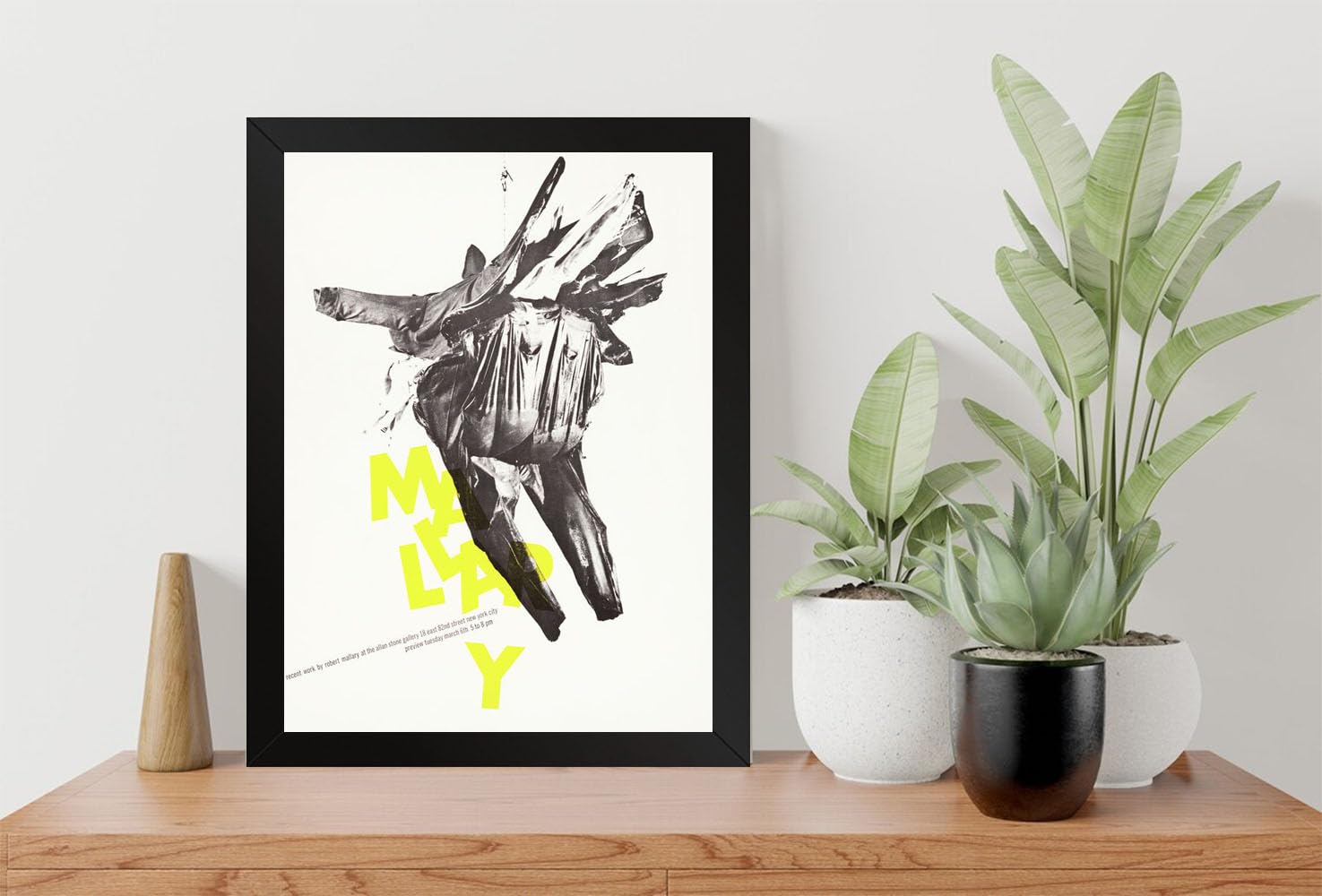 GADGETS WRAP Printed Photo Frame Matte Painting for Home Office Studio Living Room Decoration (9x11inch Black Framed) - Robert Mallary Poster