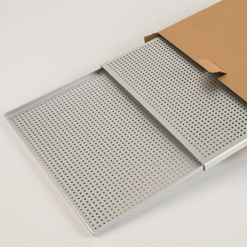 2 Piece Aluminum Roasting Pan Set 60x40cm Baking Tray for Bakeries Commercial Kitchen Bakewares Essential