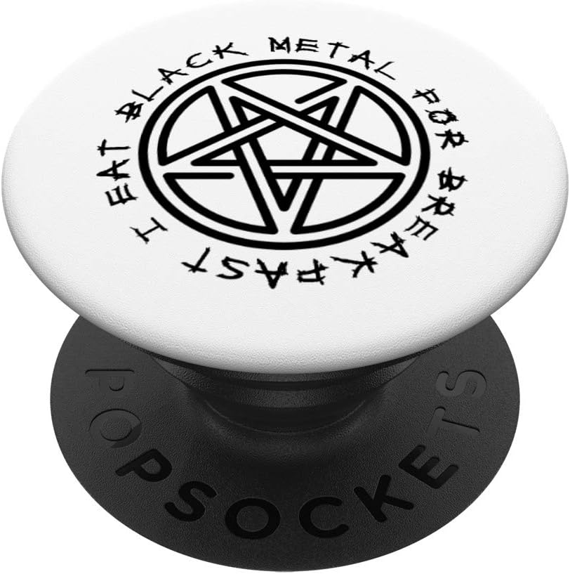Metalhead Heavy Music Gifts for Metalheads Headbanger PopSockets Grip and Stand for Phones and Tablets