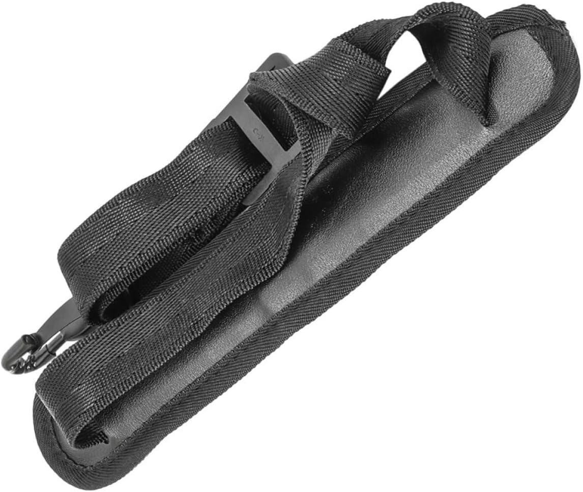 TOYANDONA Black Plush Alto Saxophone Neck Strap with Padded Shoulder Harness and Adults, Soft Saxophone Rope Strap for Comfortable Wind Instrument Support