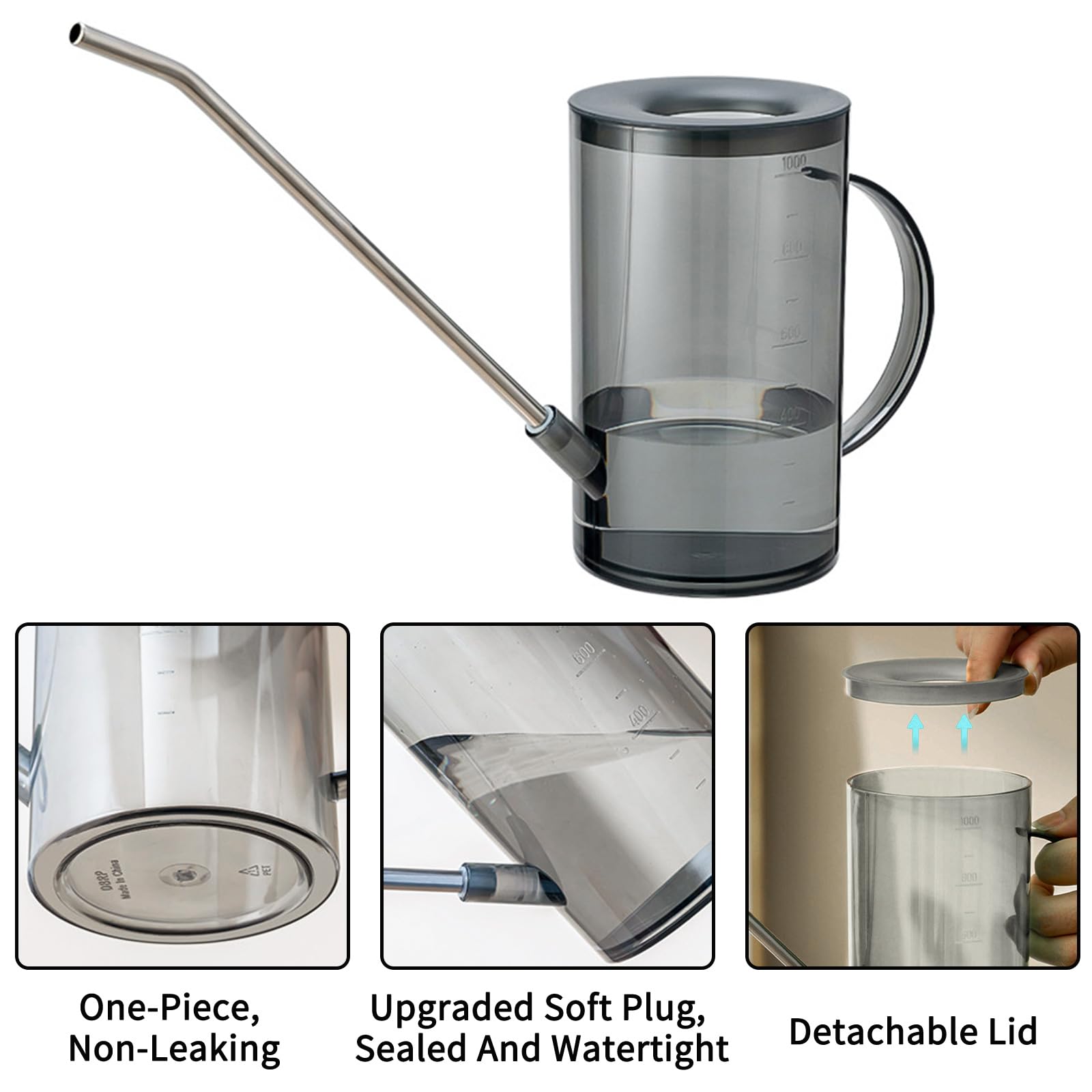 Lizbin Watering Can for Indoor Plants with Long Spout Plant Watering Can, Small Watering Cans - Image 4