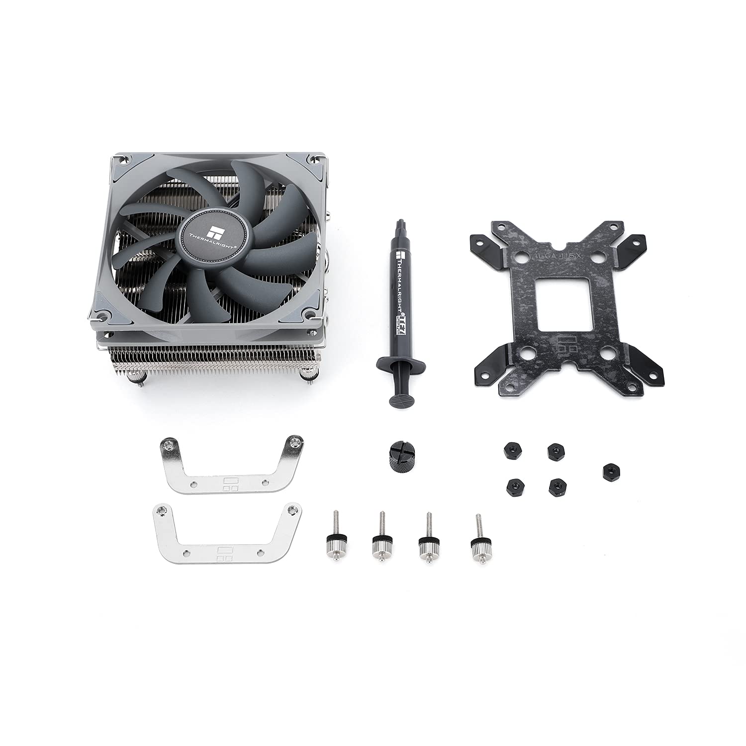 Thermalright AXP90 X47 - Enfriador de aire para CPU ITX delgada, altura 47mm, ventilador PWM TL - 9015 Slim,tecnología aghp para AMD AM4/AM5,Intel 1700/1150/1151/1156/1200,Enfriador de PC