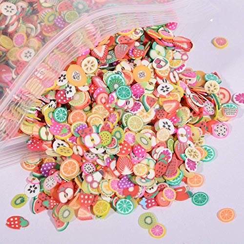 10000Pcs 3D Polymer Fimo Slices Nail Art Slime Supplies Cute Designs Slime Making