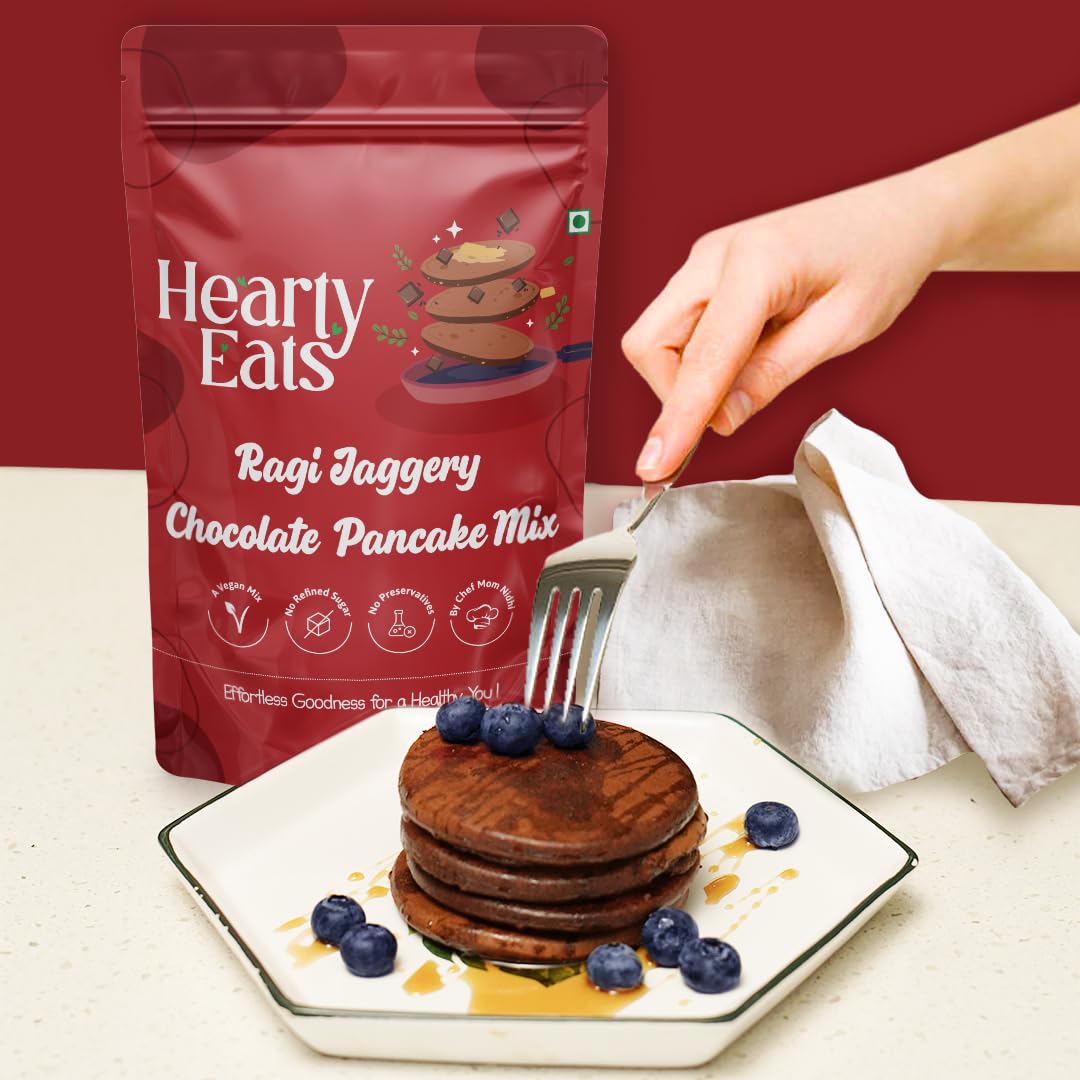 Hearty Eats Ragi Jaggery Chocolate Pancake Mix (225 Grams, Pack of 1) (B0CLYBGHGY) Amazon Price History, Amazon Price Tracker