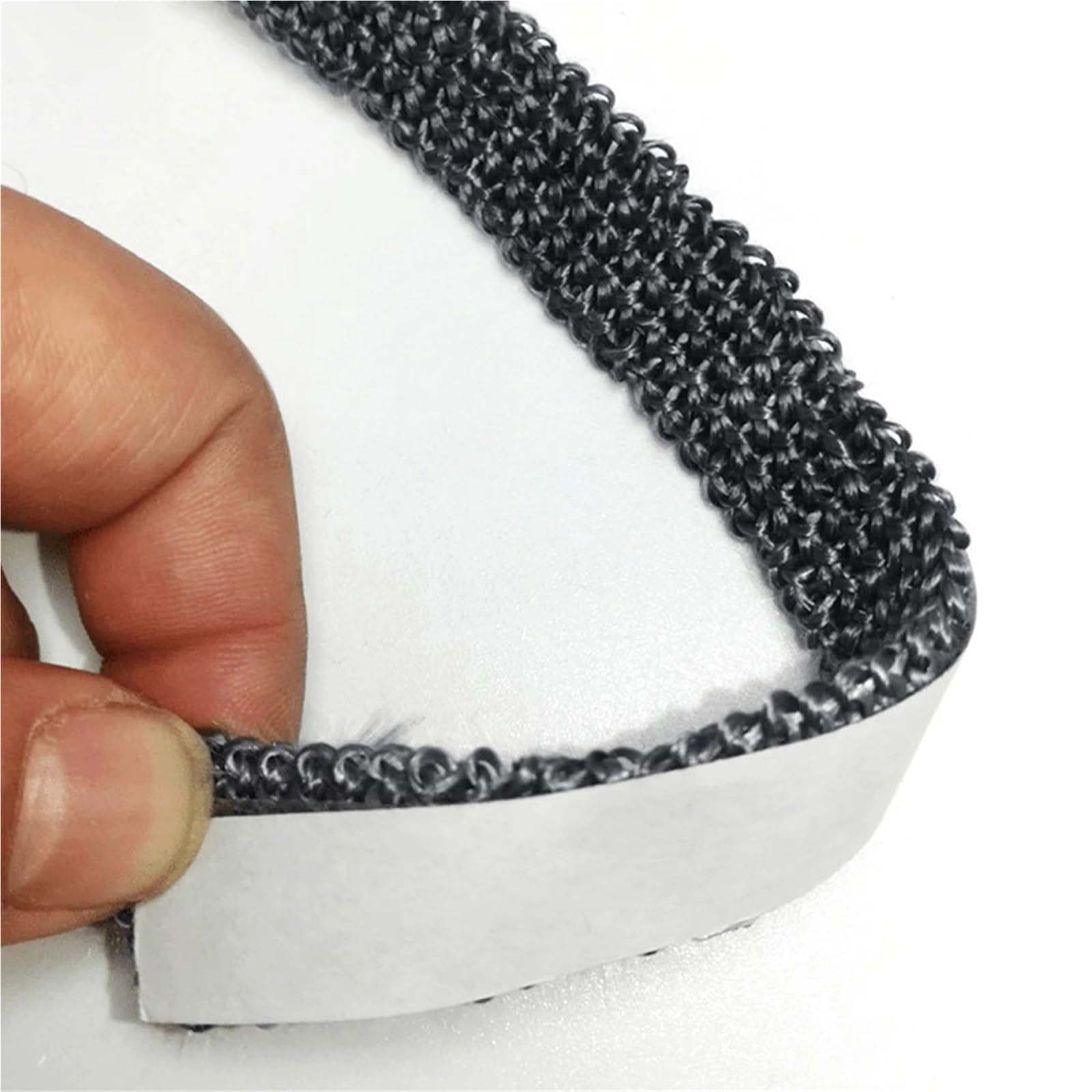 Guarnizione Stufa a Legna Corda for stufa piatta nera da 10/15 mm di larghezza | Striscia sigillante antincendio for porta del camino, guarnizione autoadesiva in fibra di vetro(15x2mm)