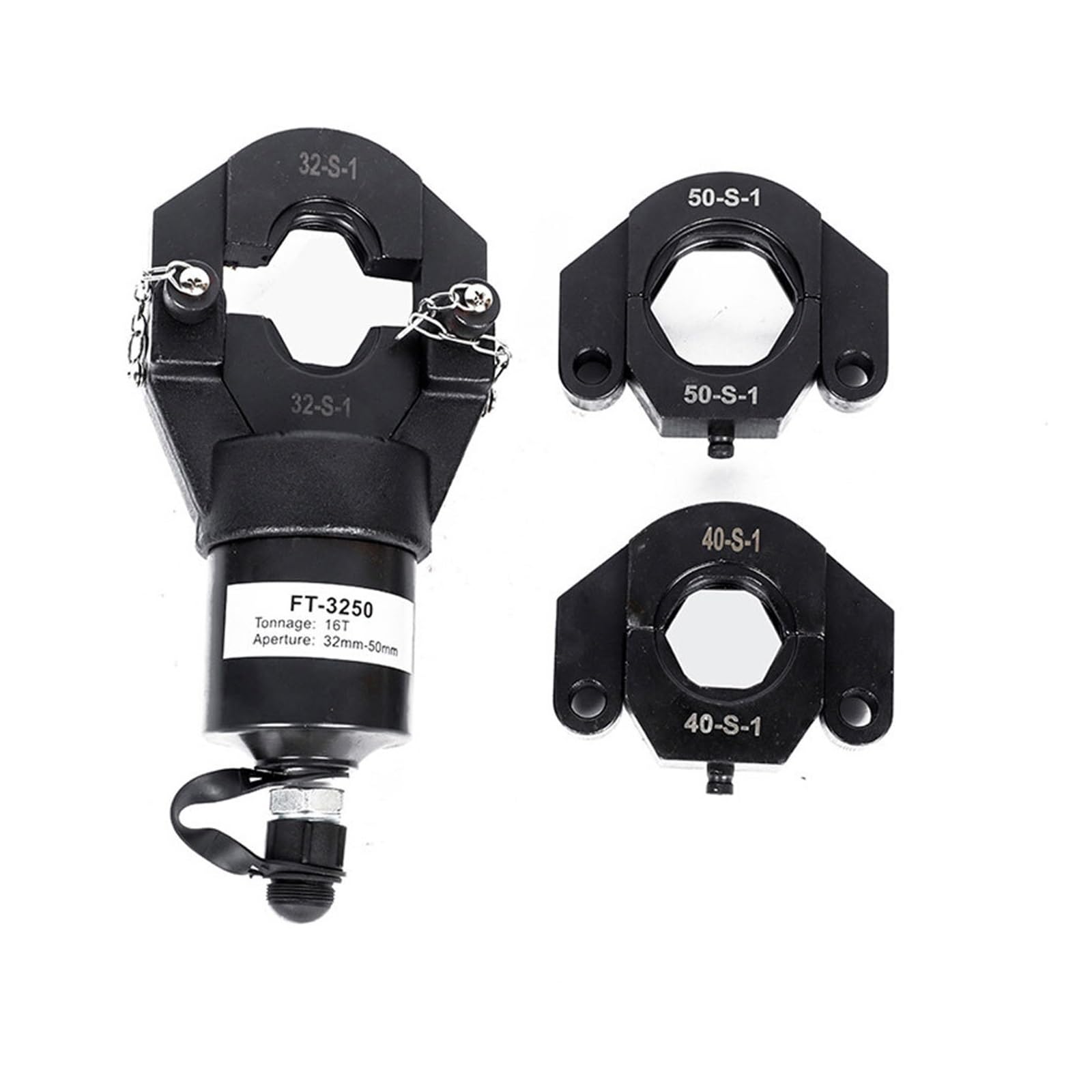 Strumento di crimpatura idraulico, Pinza a crimpare for fascetta for tubi di tipo diviso FT-1525, DN15 DN20 DN25 Pinza for crimpare for fascetta for tubi in acciaio inossidabile a morsetto singolo e d