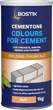 Bostik Colours for Cement Buff - 1kg - For Concrete - Mortar