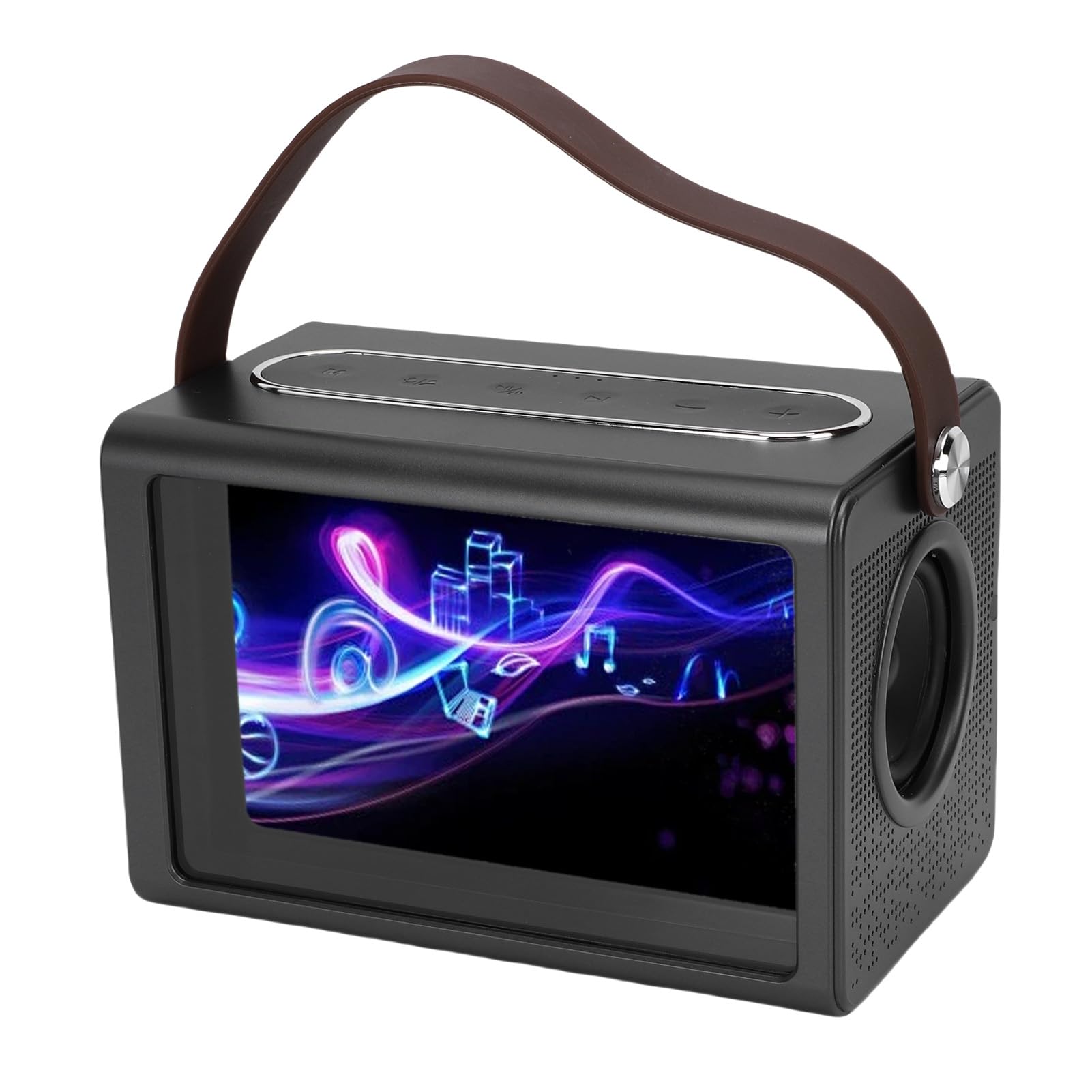 Máquina de Karaoke WiFi Portátil con 2 Micrófonos Inalámbricos y Pantalla de Letras, de Karaoke Profesional para Todas Las Ocasiones, Capacidades Bluetooth 5.4 para un Fácil Funcionamiento