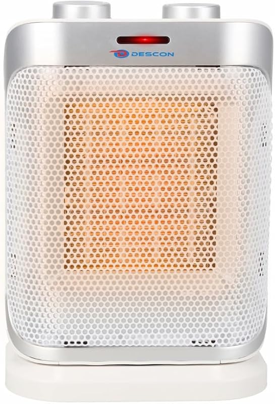 Dedra kerámia ventilátoros fűtőtest 1500W fehér, 3 fokozat, termosztát, kompakt