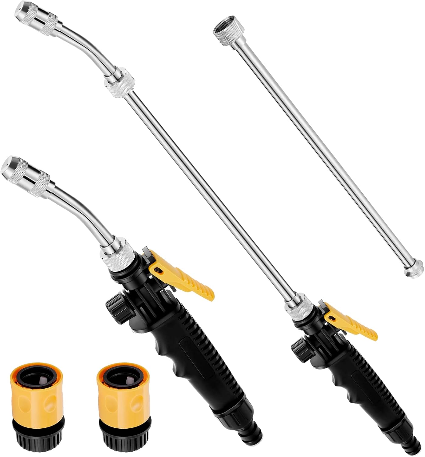 Amylove 2 Pcs RV Water Heater Tank Rinser Metal Tube Water Tank Flusher RV Water