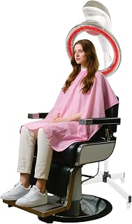 Professional Salon Orbiting Infrared Ring Hair Dryer, Color Processor Accelerator, Adjustable Height Stand Hair Dryer w/Rolling Base