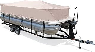 Taylor Made Products 26015OS Trailerite Pontoon Playpen Only Boat Cover (Sand, 16 Feet 1 Inch-17 Feet X 102 Inch)