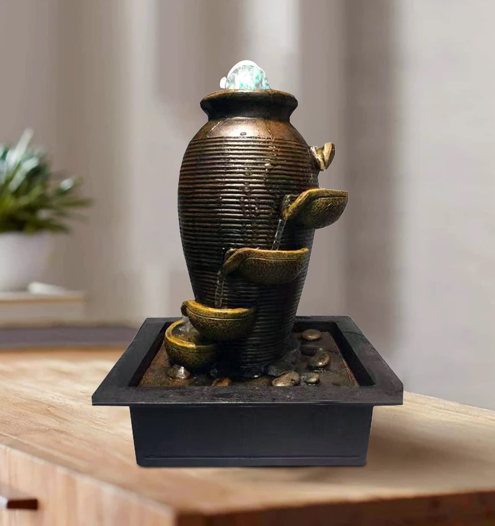 Indoor Tabletop Electric Water Fountain