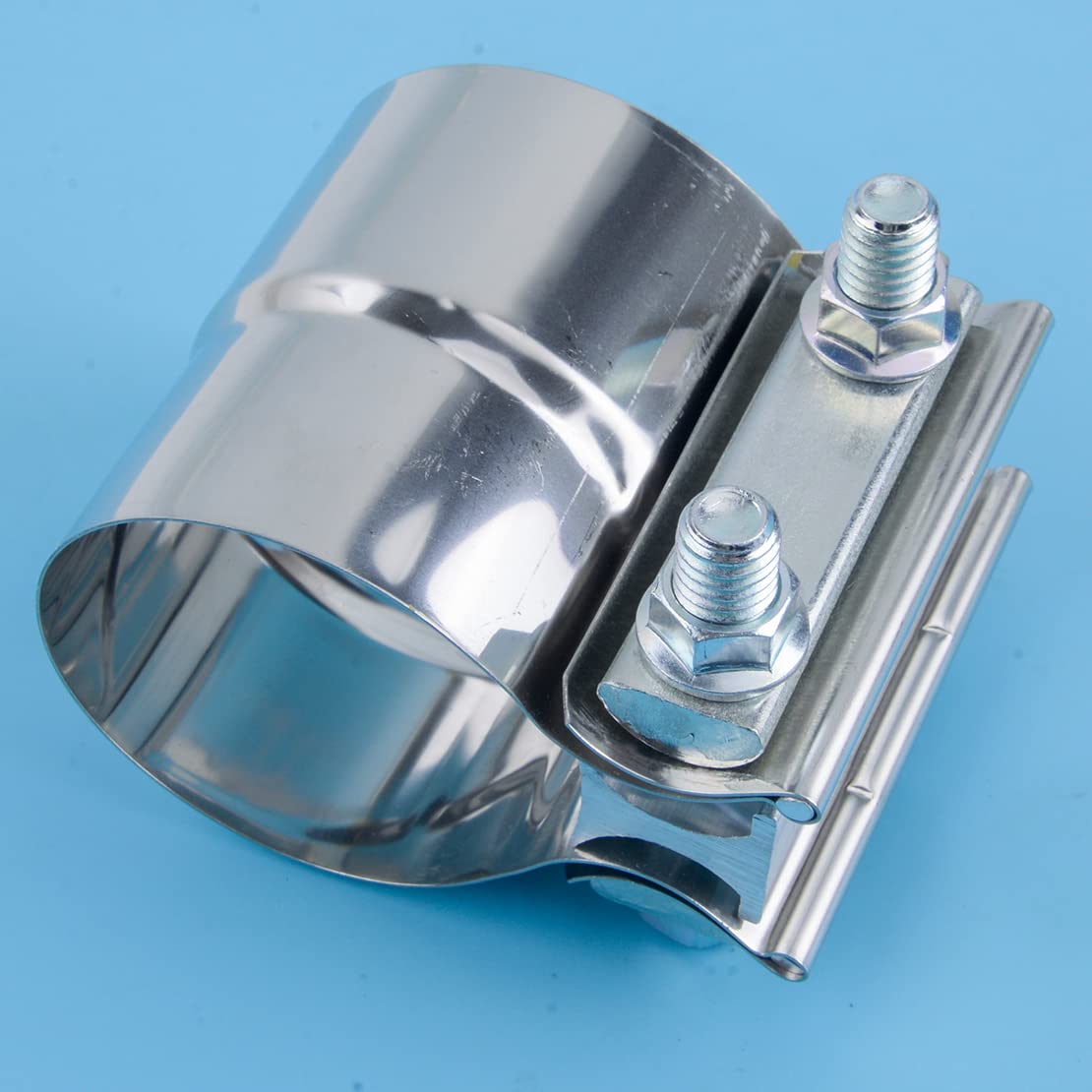 Universal 2 1/4'' bis 2 5'' Edelstahl Auspuffschelle Stufengelenk